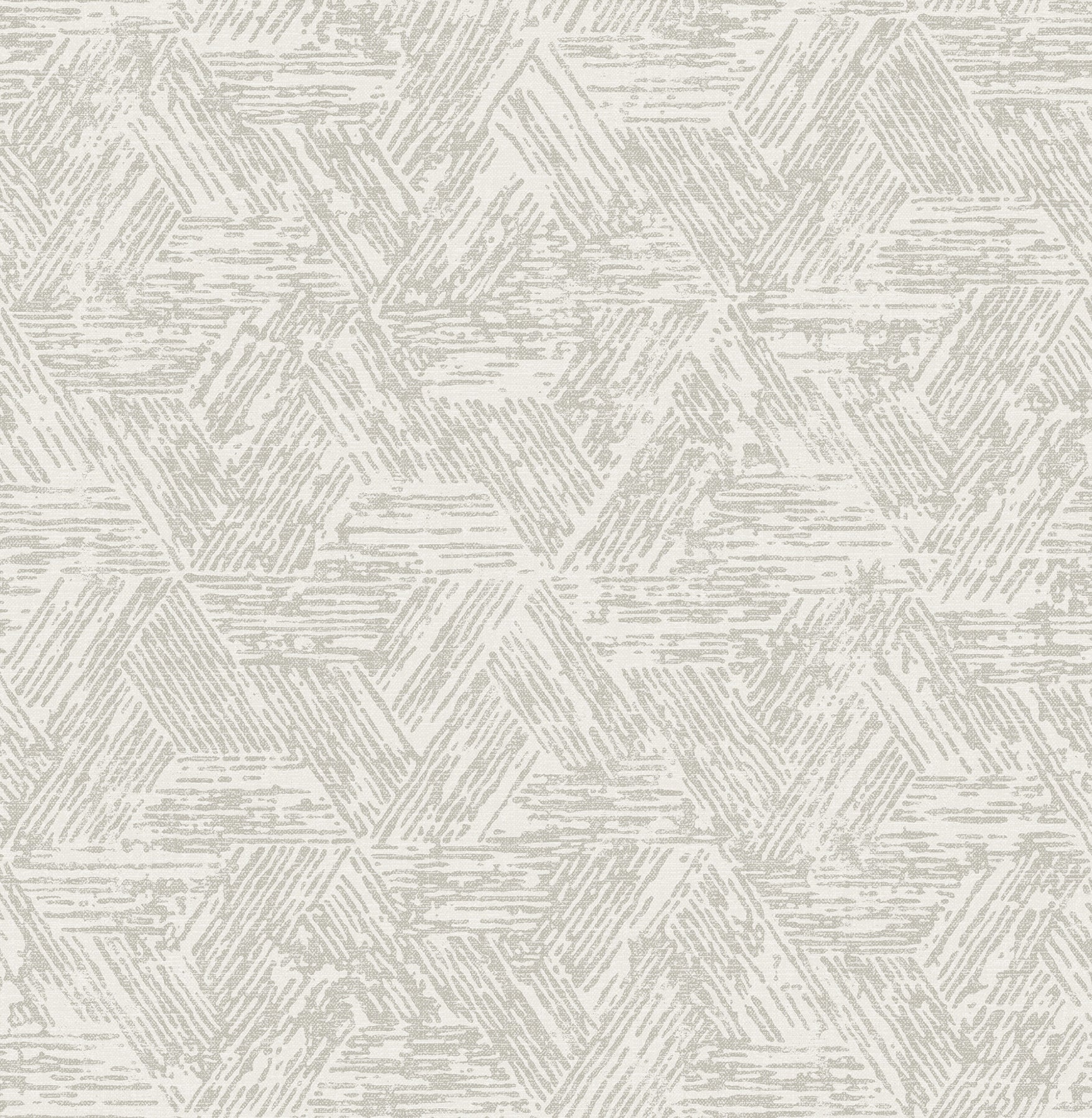 A-Street Prints Retreat Grey Quilted Geometric Wallpaper, 20.5-in by 33-ft