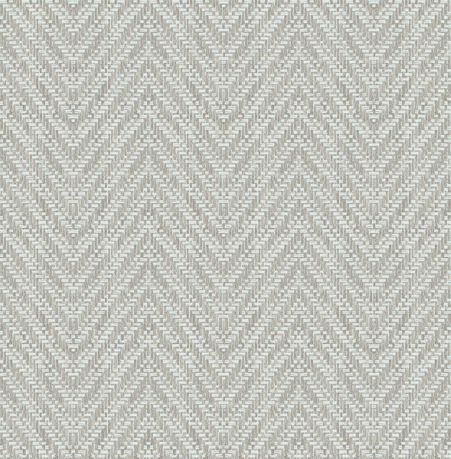 A-Street Prints Glynn Sterling Chevron Wallpaper, 20.5-in by 33-ft