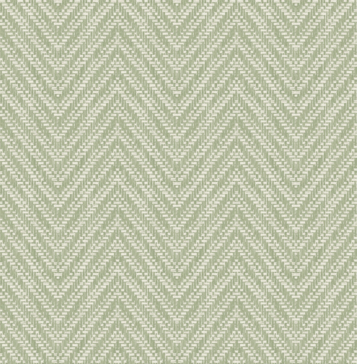 A-Street Prints Glynn Green Chevron Wallpaper, 20.5-in by 33-ft