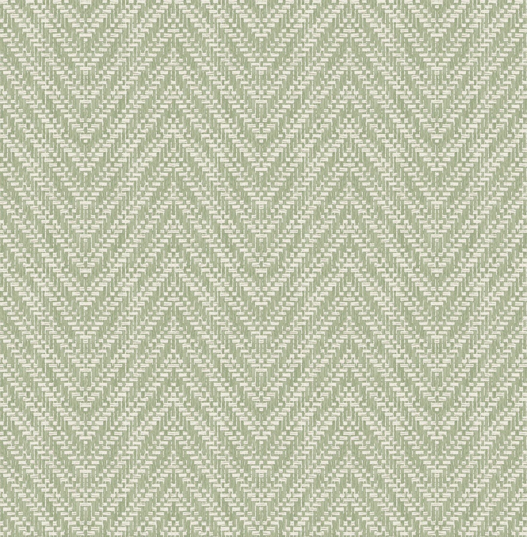 A-Street Prints Glynn Green Chevron Wallpaper, 20.5-in by 33-ft