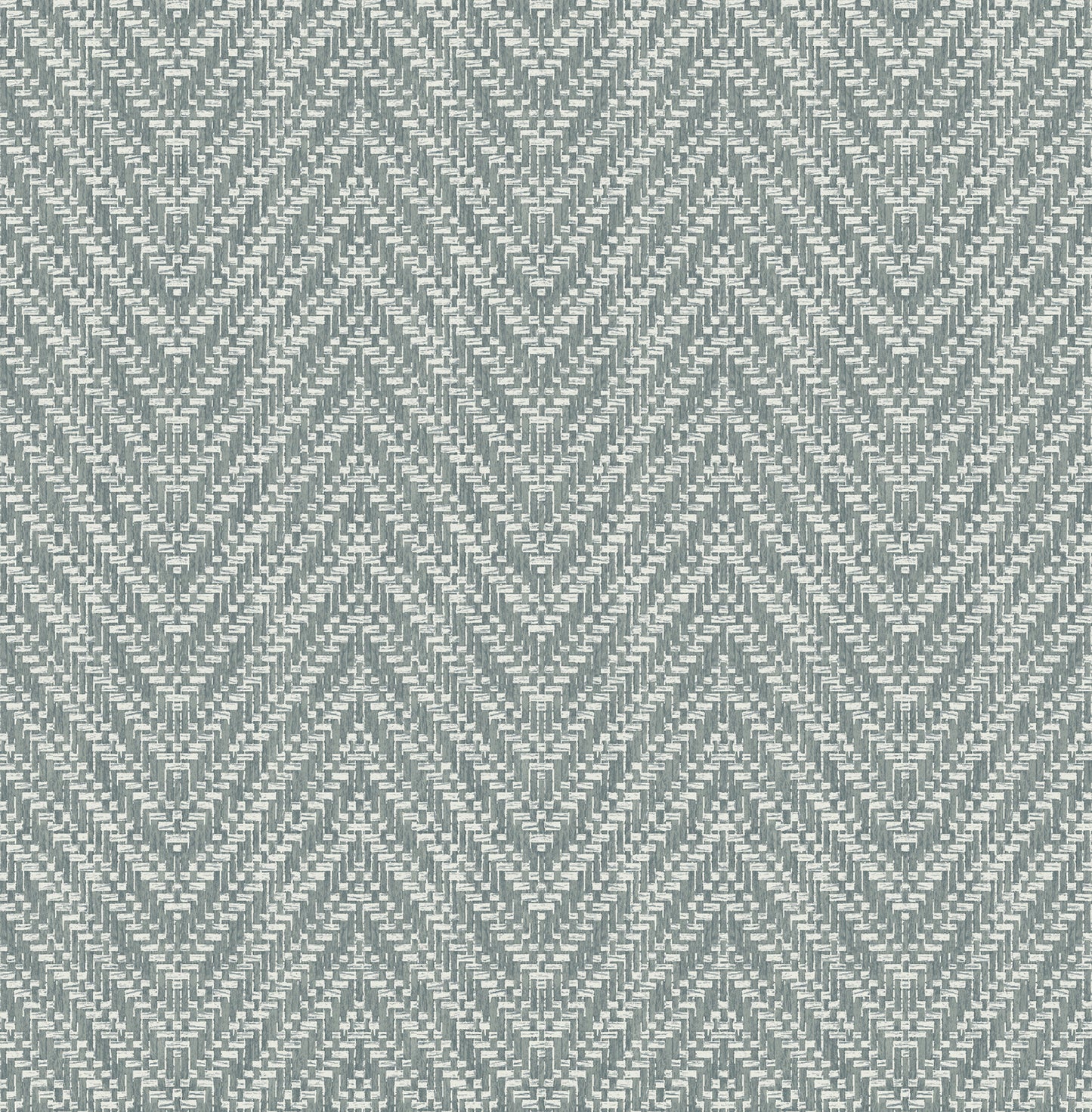 A-Street Prints Glynn Denim Chevron Wallpaper, 20.5-in by 33-ft