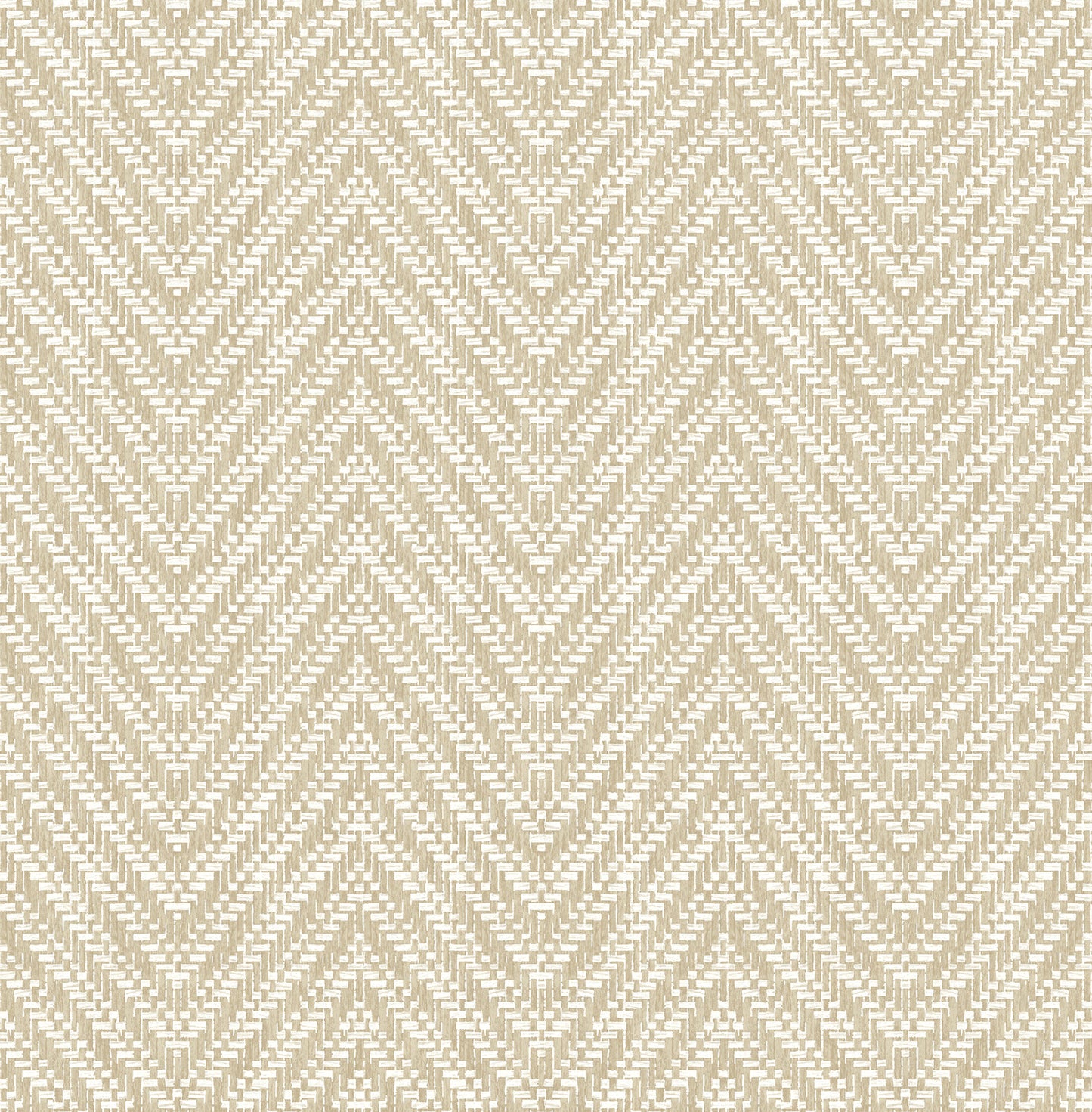 A-Street Prints Glynn Wheat Chevron Wallpaper, 20.5-in by 33-ft