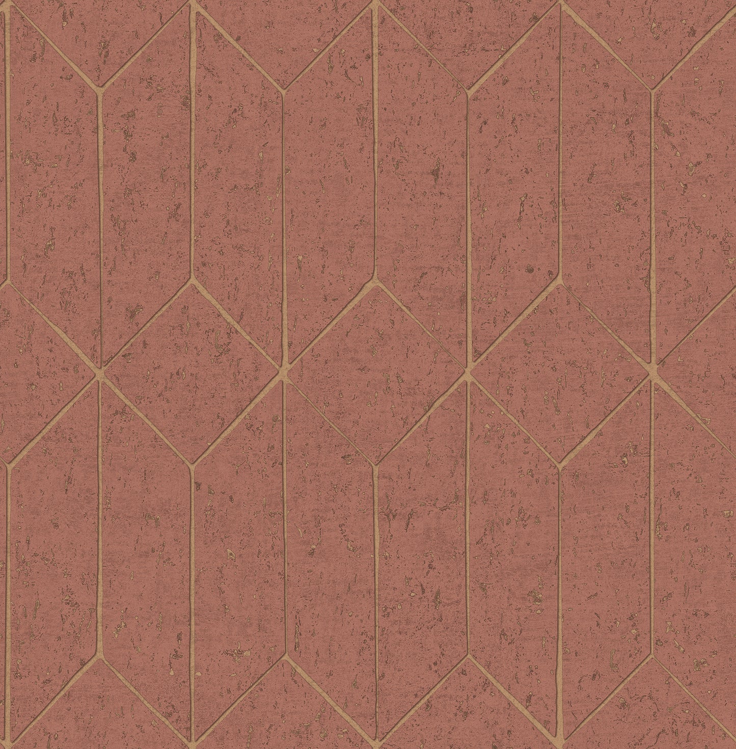 Advantage Hayden Raspberry Concrete Trellis Wallpaper, 20.5-in by 33-ft