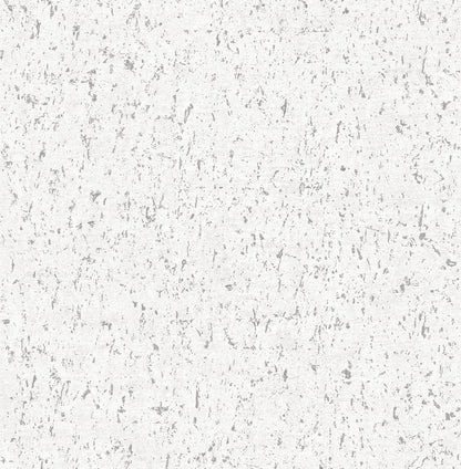 Advantage Callie White Concrete Wallpaper, 20.5-in by 33-ft