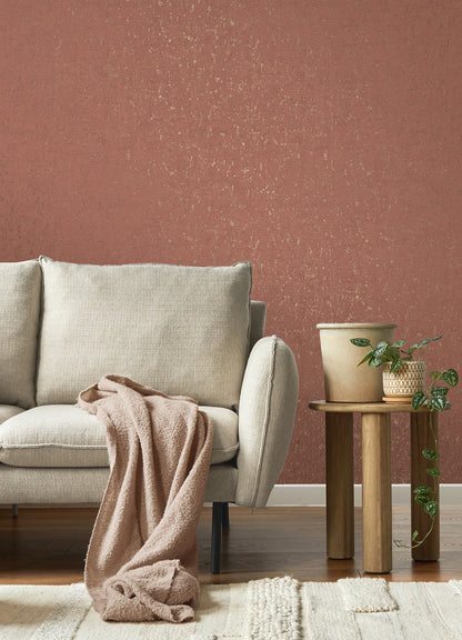 Advantage Callie Raspberry Concrete Wallpaper, 20.5-in by 33-ft