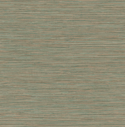 Advantage Alton Copper Faux Grasscloth Wallpaper, 20.5-in by 33-ft