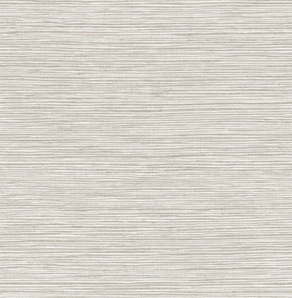 Advantage Alton Light Grey Faux Grasscloth Wallpaper, 20.5-in by 33-ft