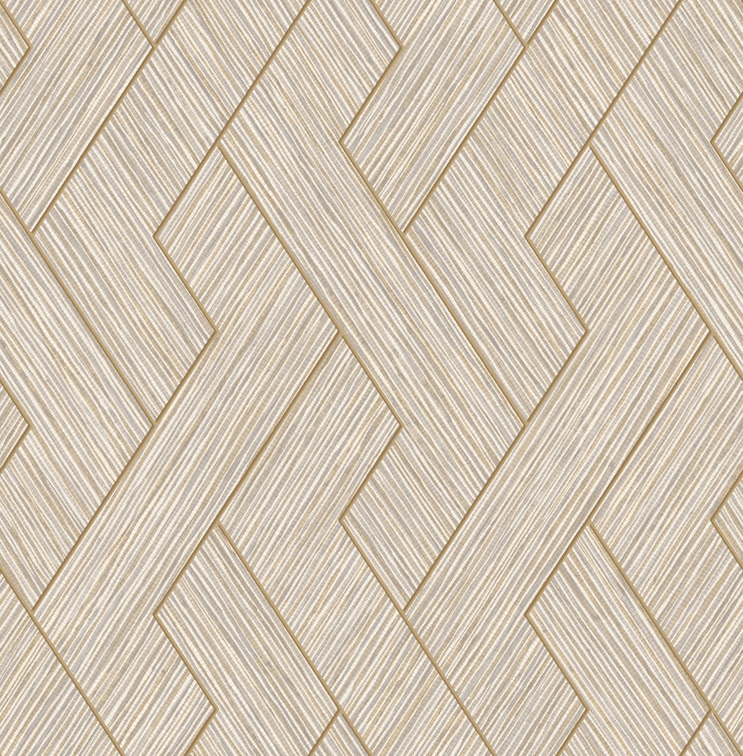 Advantage Ember Taupe Geometric Basketweave Wallpaper, 20.5-in by 33-ft