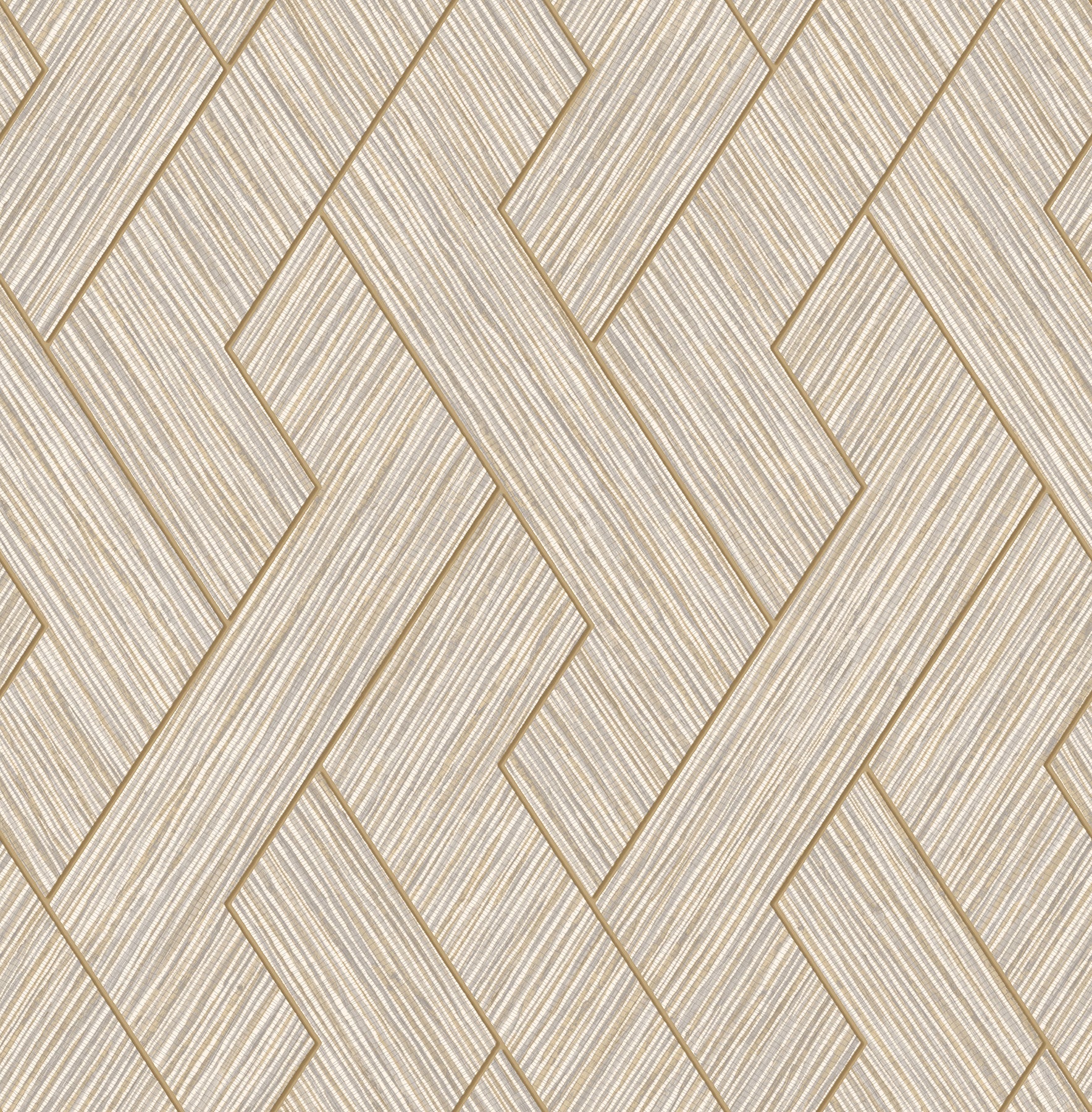 Advantage Ember Taupe Geometric Basketweave Wallpaper, 20.5-in by 33-ft