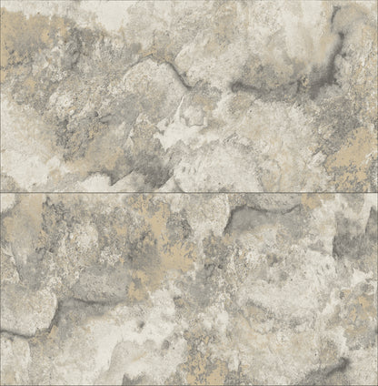 Advantage Aria Light Grey Marbled Tile Wallpaper, 20.5-in by 33-ft