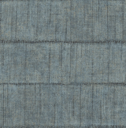 Advantage Blake Denim Texture Stripe Wallpaper, 20.5-in by 33-ft