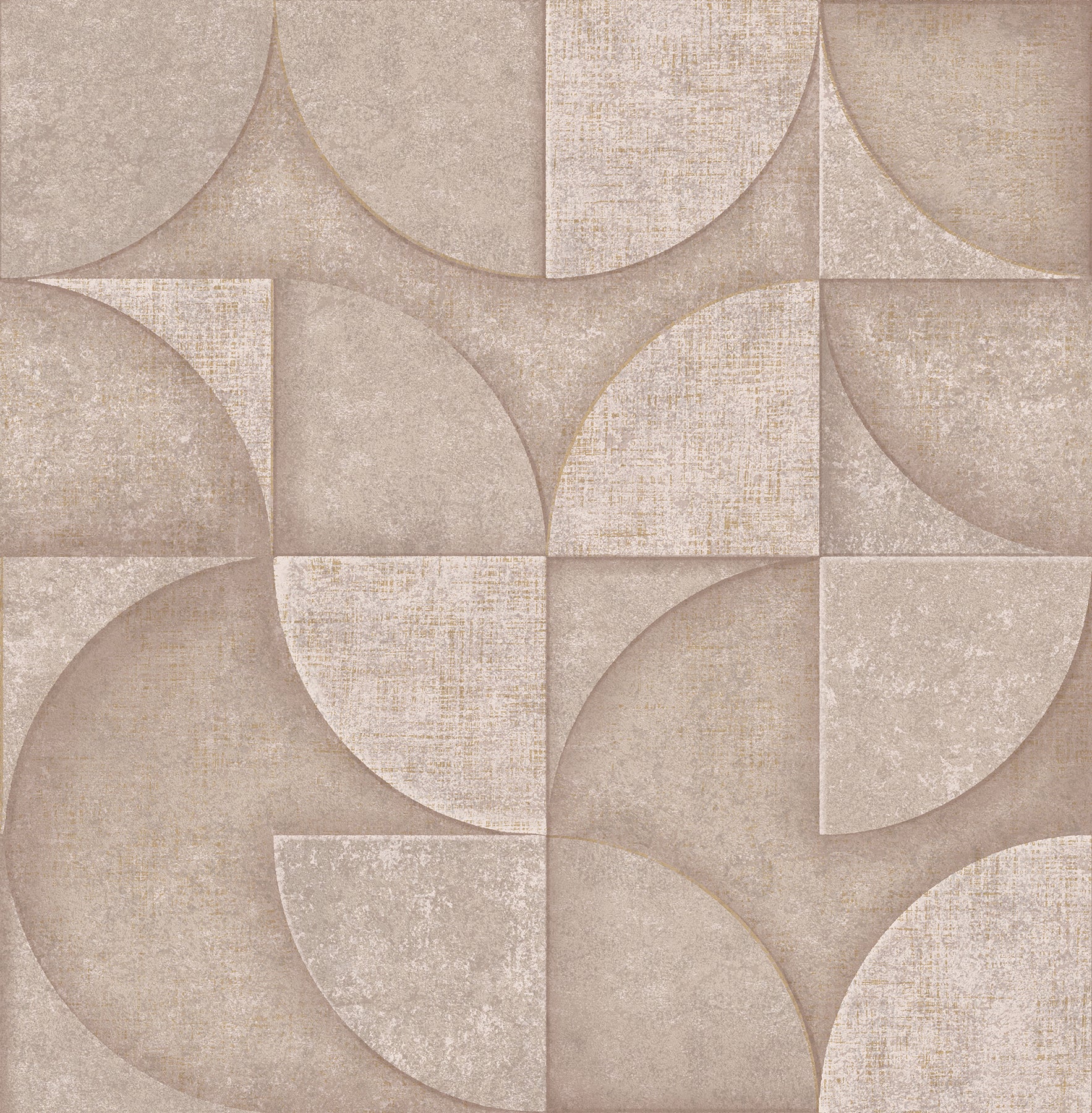 Advantage Addison Blush Retro Geo Wallpaper, 20.5-in by 33-ft