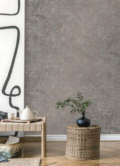 Advantage Colt Grey Cement Wallpaper, 20.5-in by 33-ft