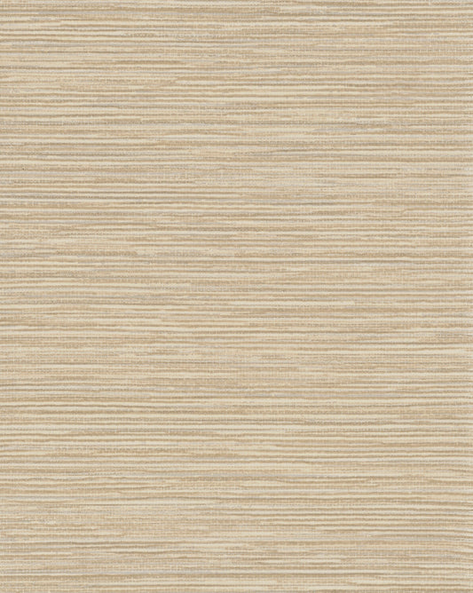 Warner Leicester Neutral Metallic Stripe Wallpaper, 27-in by 27-ft