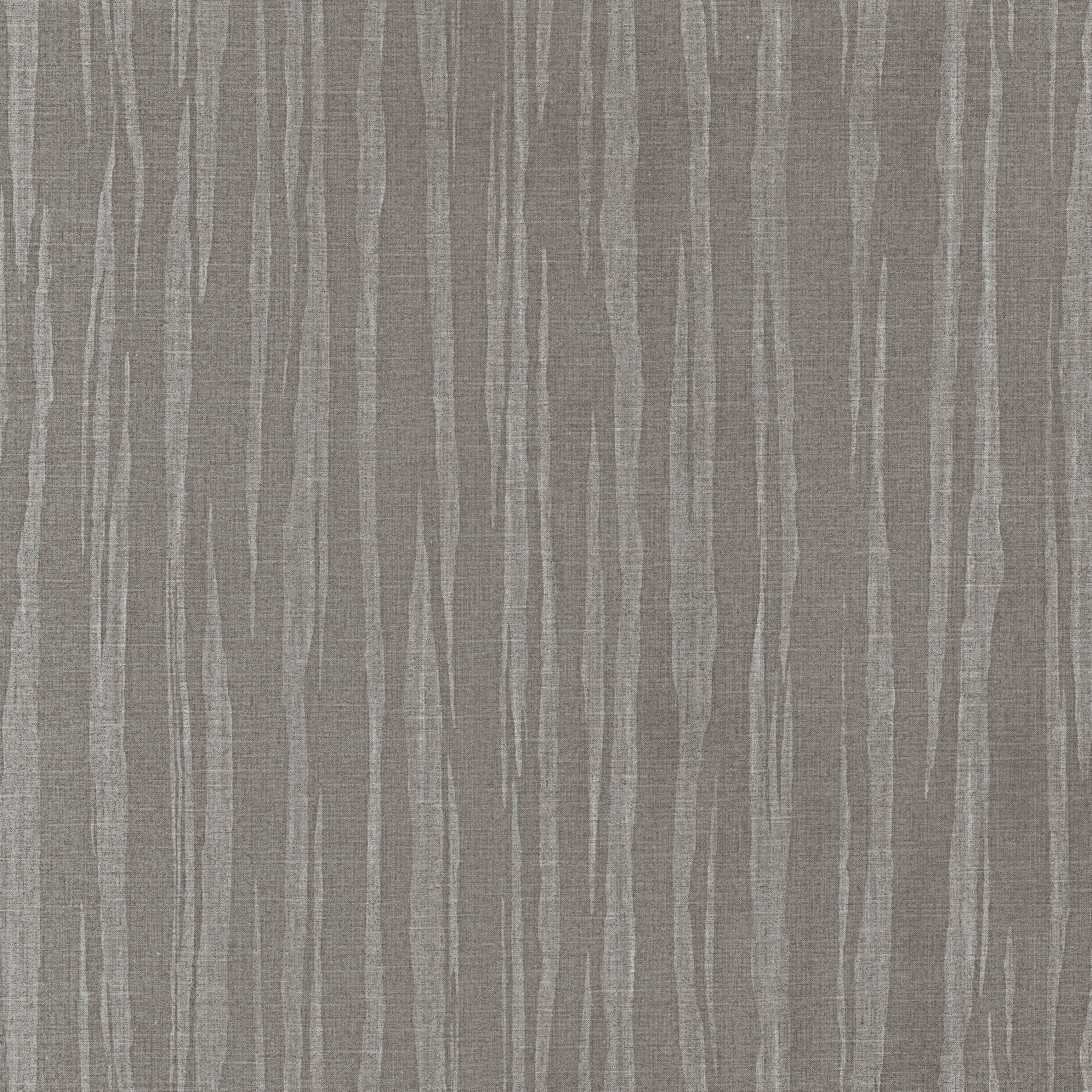 Warner Zayne Dark Grey Organic Stripe Wallpaper, 26-in by 30-ft