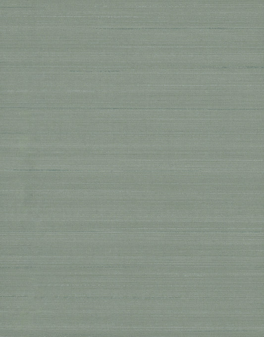 Warner Luxe Silk Sea Green Texture Stripe Wallpaper, 27-in by 27-ft