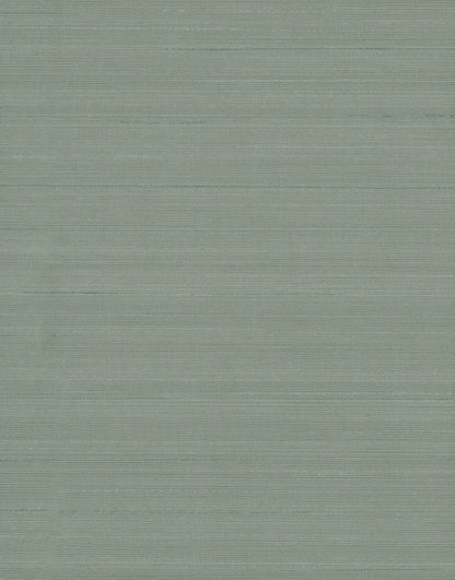 Warner Luxe Silk Sea Green Texture Stripe Wallpaper, 27-in by 27-ft