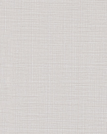 Warner Premiere Light Grey Faux Linen Wallpaper, 26-in by 30-ft