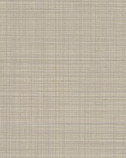 Warner Premiere Neutral Faux Linen Wallpaper, 26-in by 30-ft