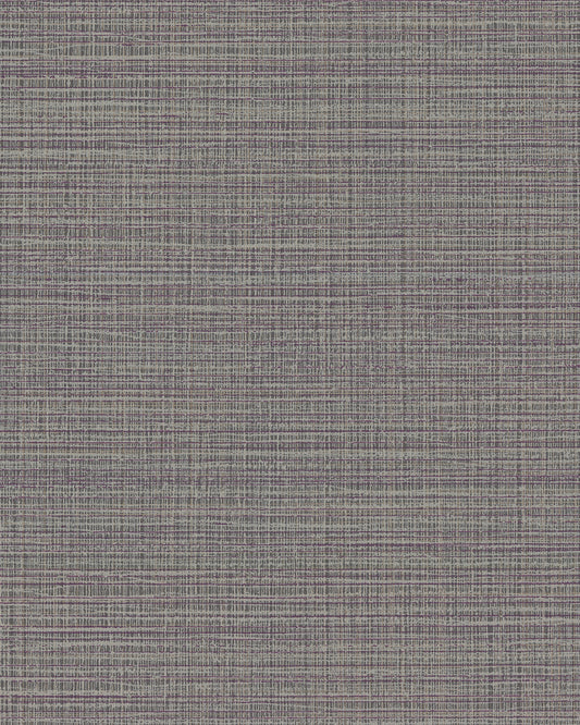 Warner Premiere Grey Faux Linen Wallpaper, 26-in by 30-ft