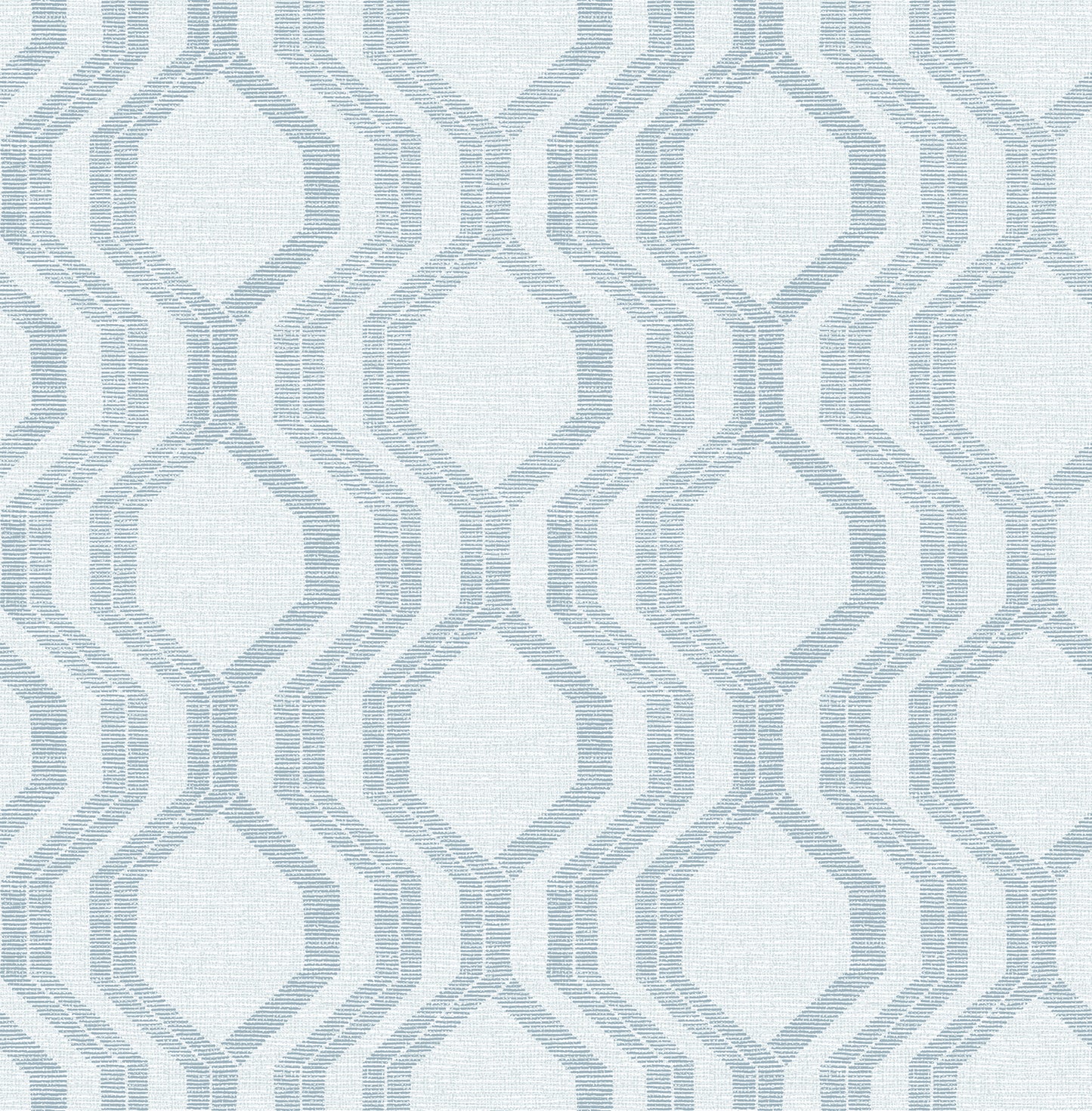 A-Street Prints Burton Light Blue Modern Ogee Wallpaper, 20.5-in by 33-ft