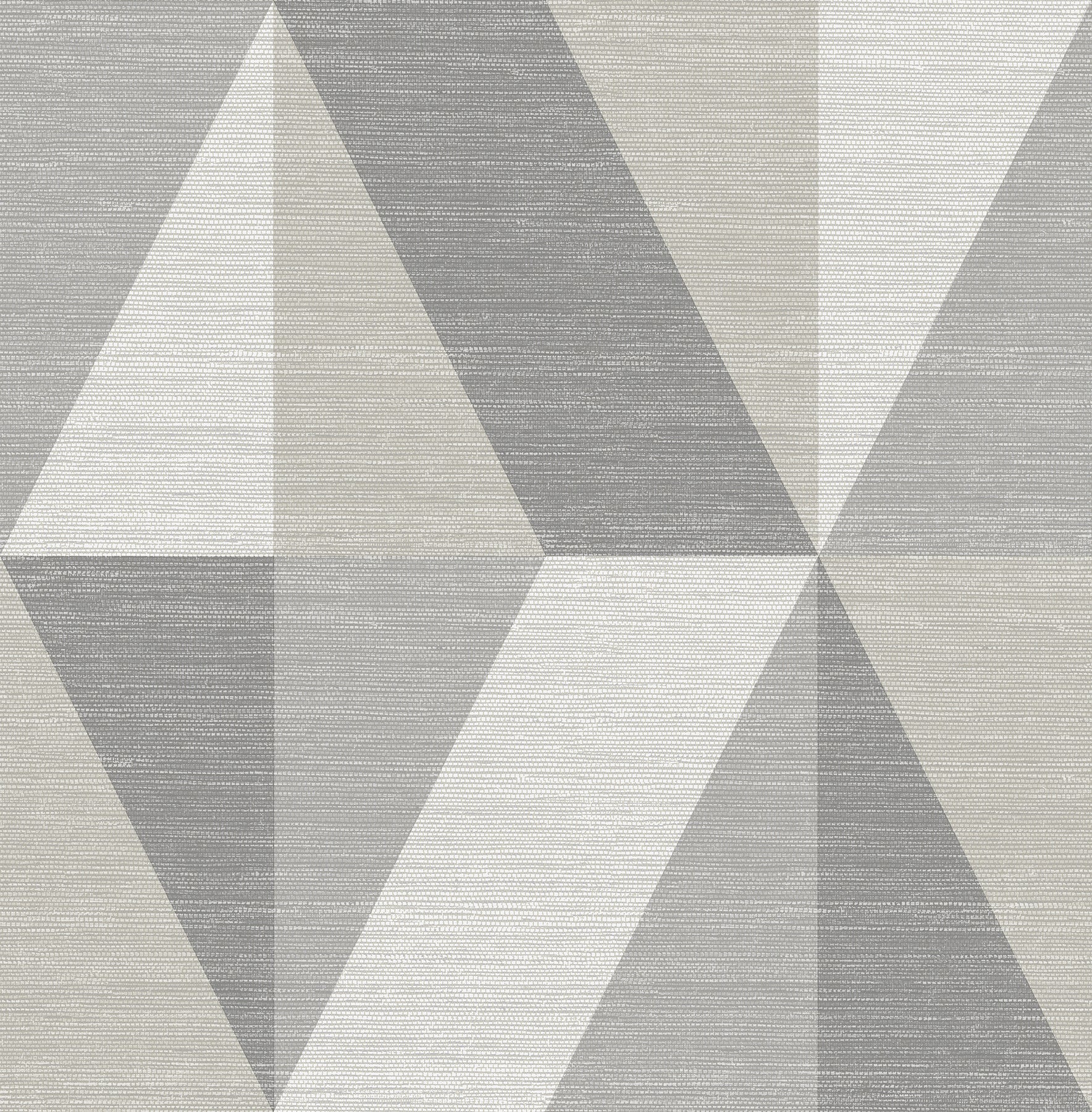 A-Street Prints Winslow Stone Geometric Faux Grasscloth Wallpaper, 20.5-in by 33-ft