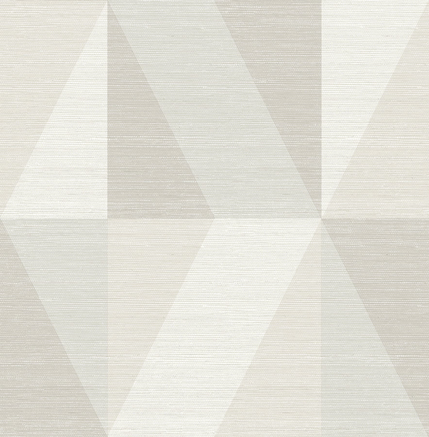 A-Street Prints Winslow Bone Geometric Faux Grasscloth Wallpaper, 20.5-in by 33-ft