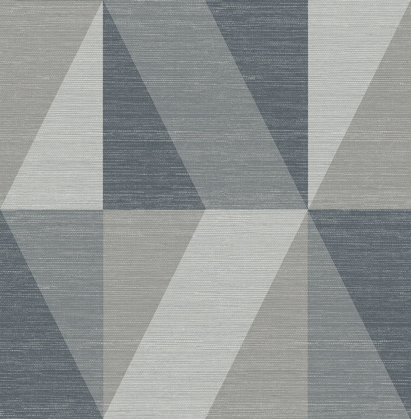 A-Street Prints Winslow Slate Geometric Faux Grasscloth Wallpaper, 20.5-in by 33-ft