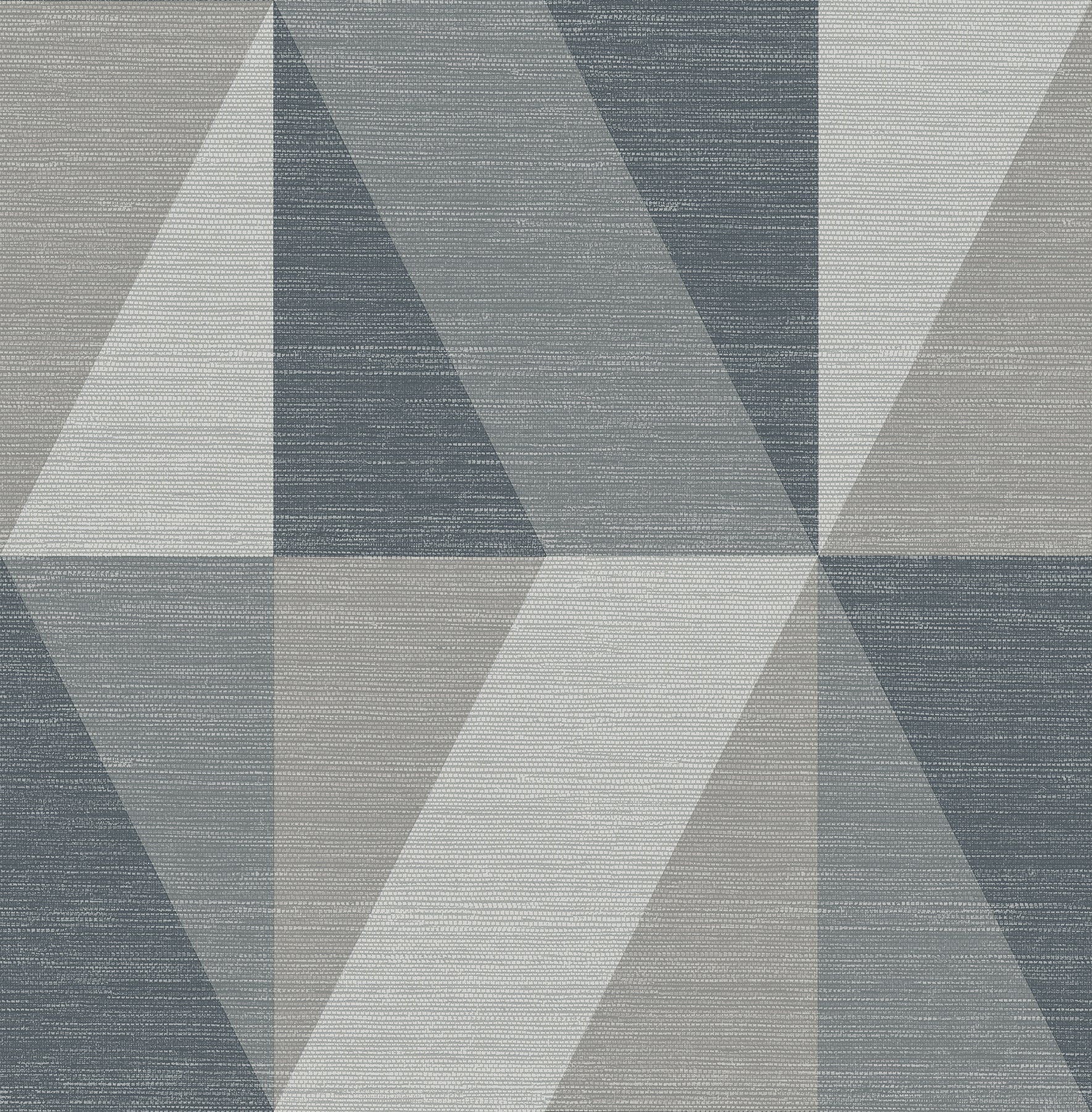 A-Street Prints Winslow Slate Geometric Faux Grasscloth Wallpaper, 20.5-in by 33-ft