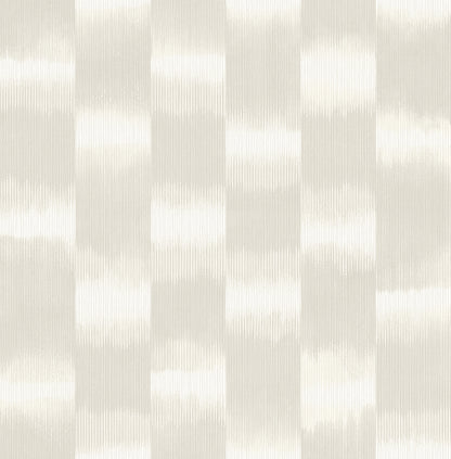 A-Street Prints Baldwin Pearl Shibori Stripe Wallpaper, 20.5-in by 33-ft