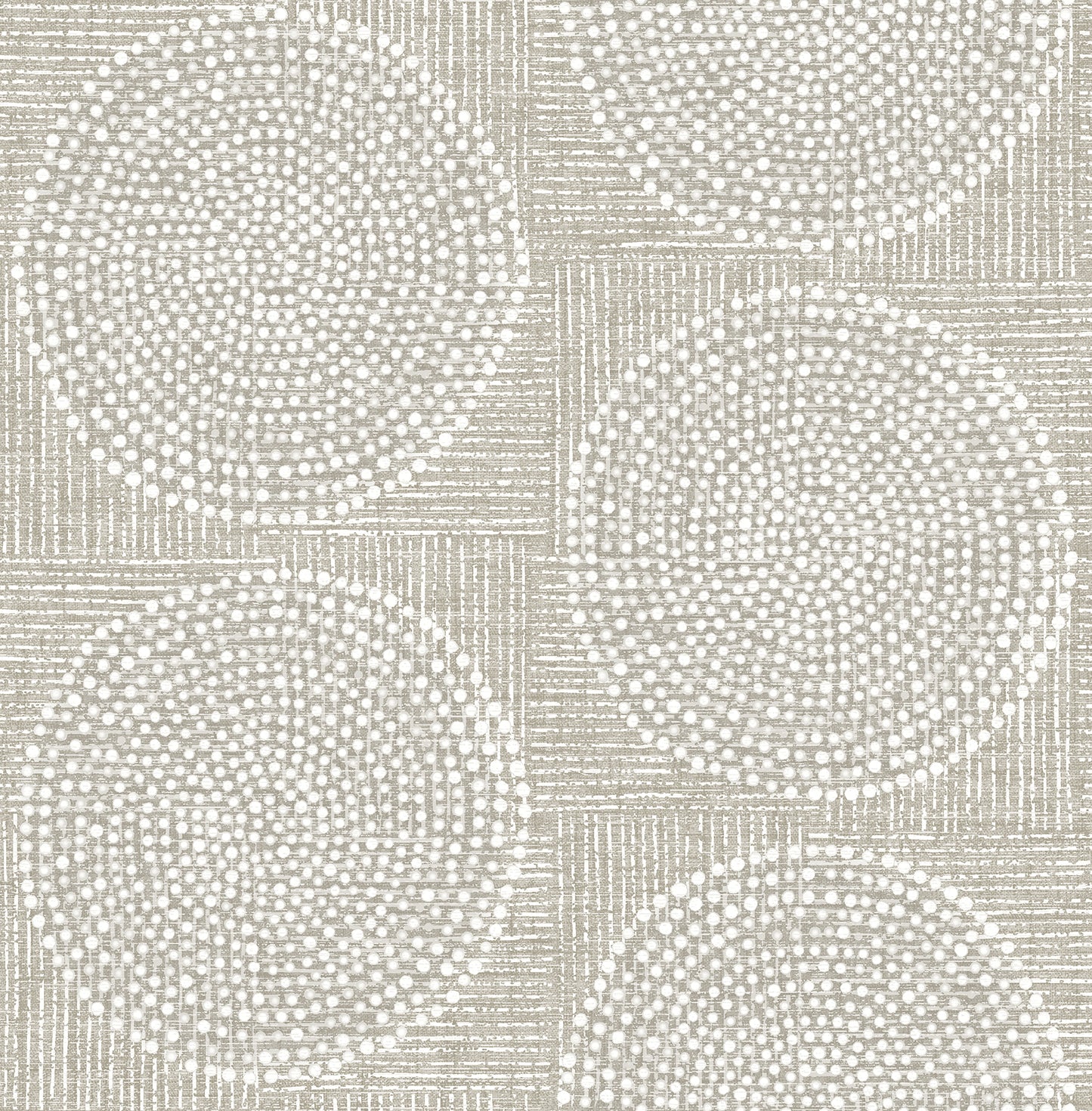 A-Street Prints Salma Beige Medallion Wallpaper, 20.5-in by 33-ft