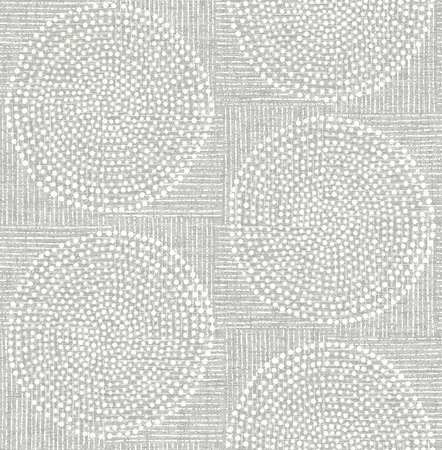 A-Street Prints Salma Grey Medallion Wallpaper, 20.5-in by 33-ft