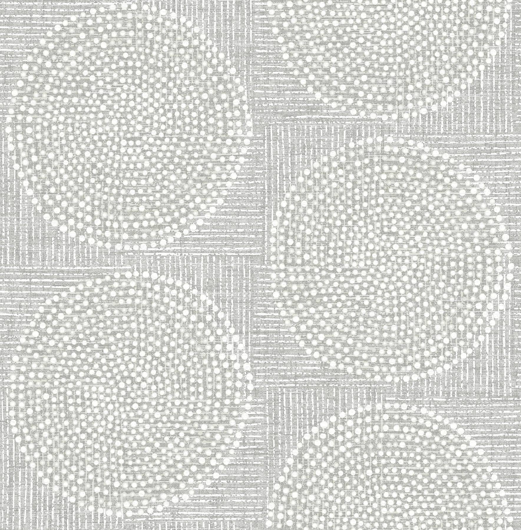 A-Street Prints Salma Grey Medallion Wallpaper, 20.5-in by 33-ft