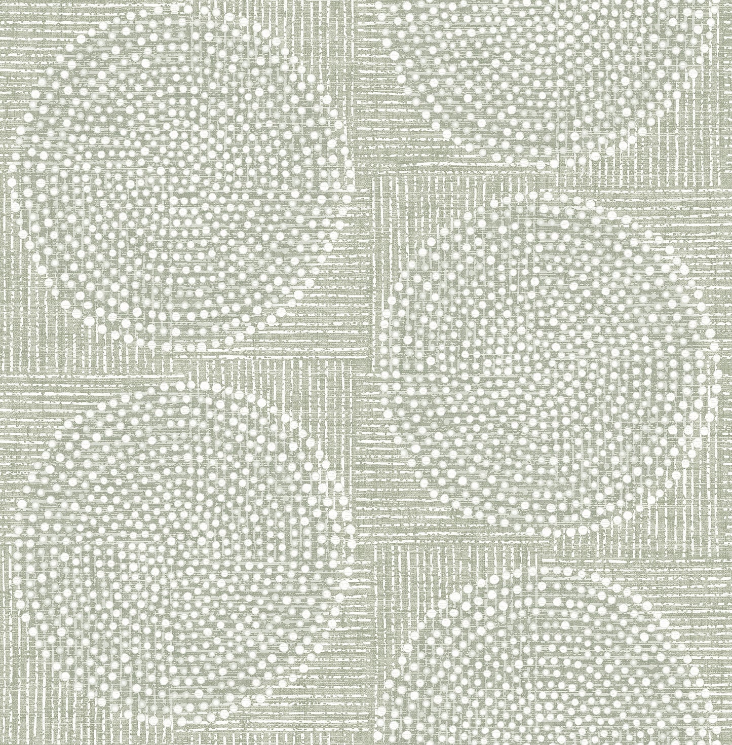 A-Street Prints Salma Sage Medallion Wallpaper, 20.5-in by 33-ft