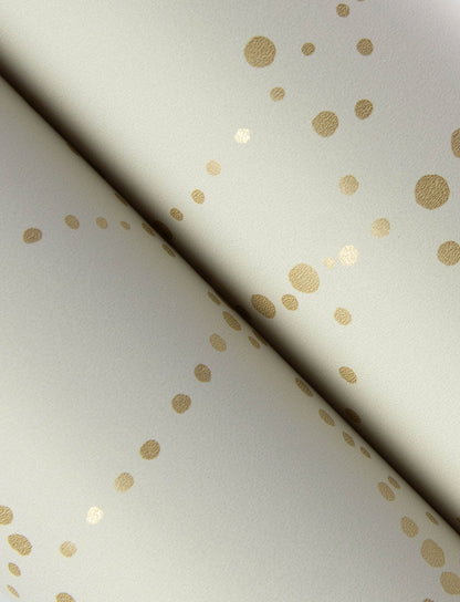 A-Street Prints Alcott Cream Dotted Wallpaper, 20.5-in by 33-ft