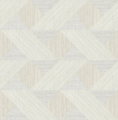 A-Street Prints Presley Grey Tessellation Wallpaper, 20.5-in by 33-ft