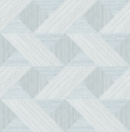 A-Street Prints Presley Light Blue Tessellation Wallpaper, 20.5-in by 33-ft