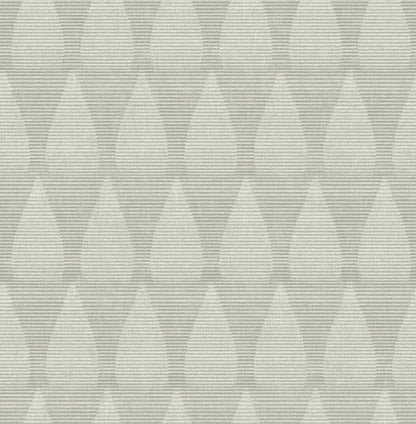 A-Street Prints Mirko Sage Ogee Wallpaper, 20.5-in by 33-ft