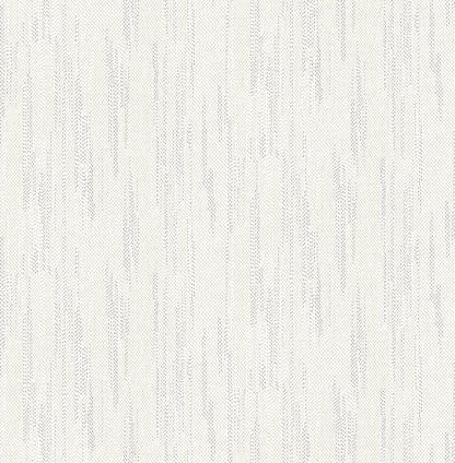 A-Street Prints Baris Silver Stipple Stripe Wallpaper, 20.5-in by 33-ft