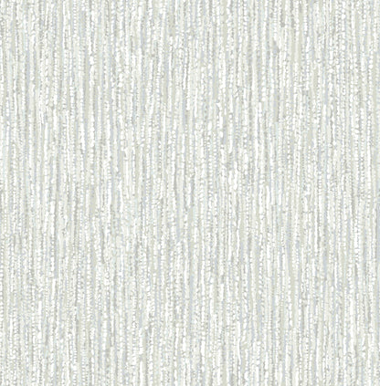 A-Street Prints Corliss Grey Beaded Strands Wallpaper, 20.5-in by 33-ft