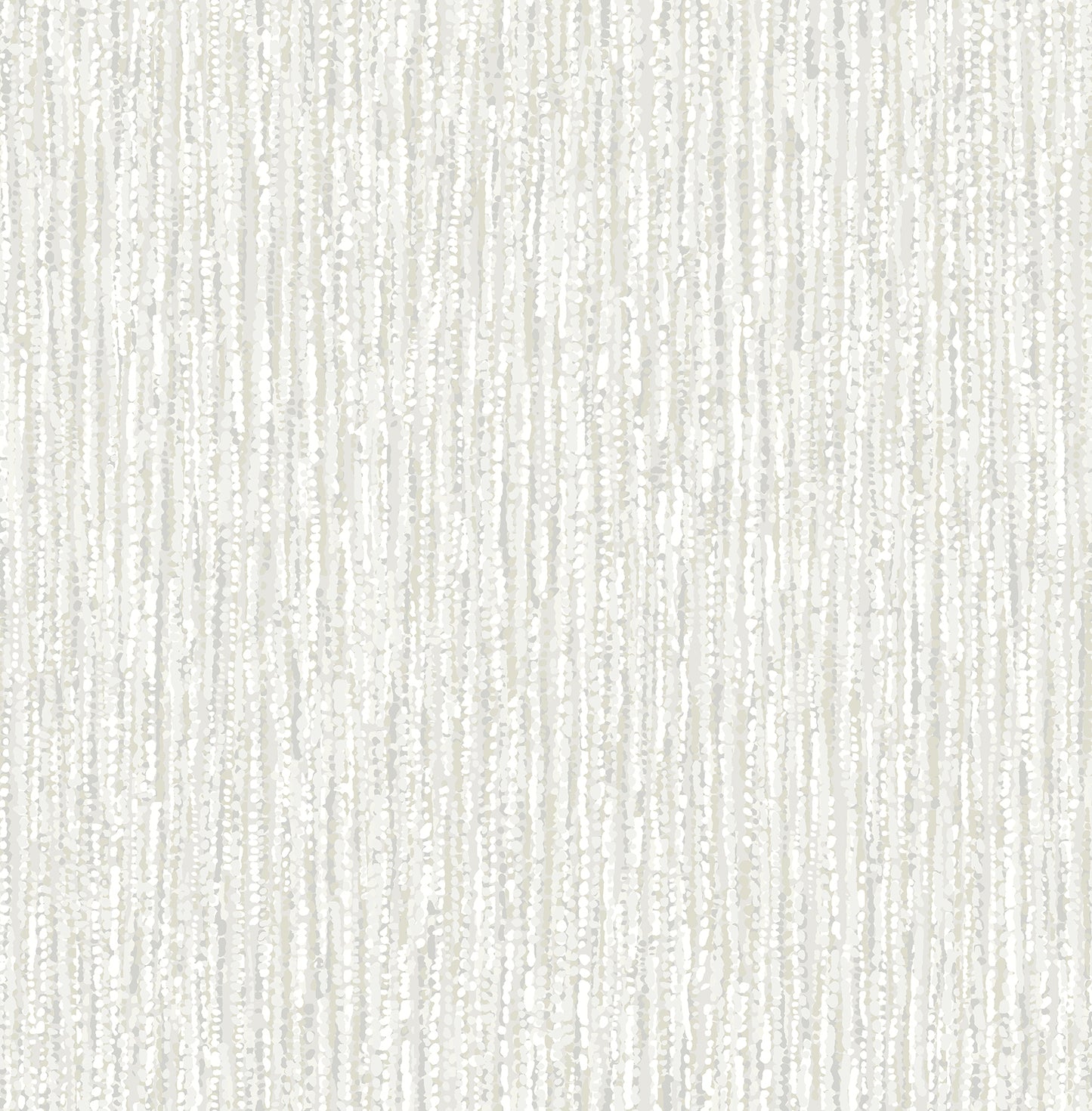 A-Street Prints Corliss Light Grey Beaded Strands Wallpaper, 20.5-in by 33-ft