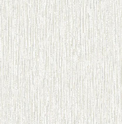 A-Street Prints Corliss Light Grey Beaded Strands Wallpaper, 20.5-in by 33-ft