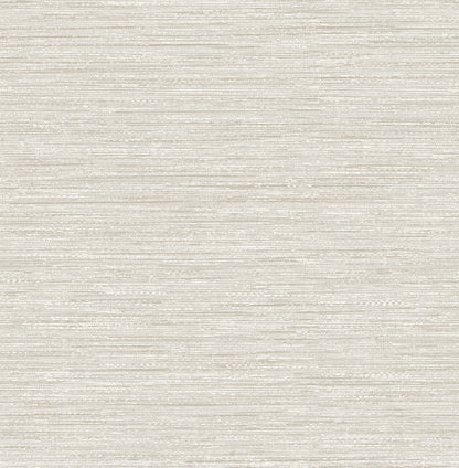 A-Street Prints Sheehan Neutral Faux Grasscloth Wallpaper, 20.5-in by 33-ft