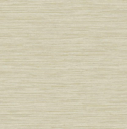 A-Street Prints Sheehan Gold Faux Grasscloth Wallpaper, 20.5-in by 33-ft