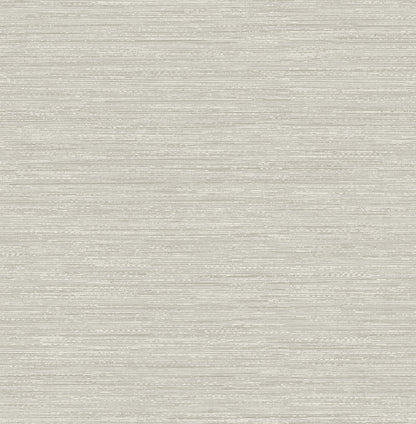 A-Street Prints Sheehan Grey Faux Grasscloth Wallpaper, 20.5-in by 33-ft