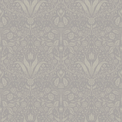 A-Street Prints Mara Grey Tulip Ogee Wallpaper, 20.9-in by 33-ft