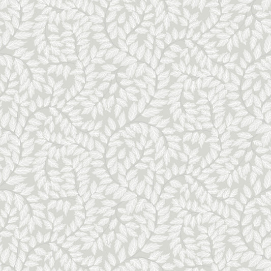 A-Street Prints LindlÔøΩÔøΩv Grey Leafy Vines Wallpaper, 20.9-in by 33-ft