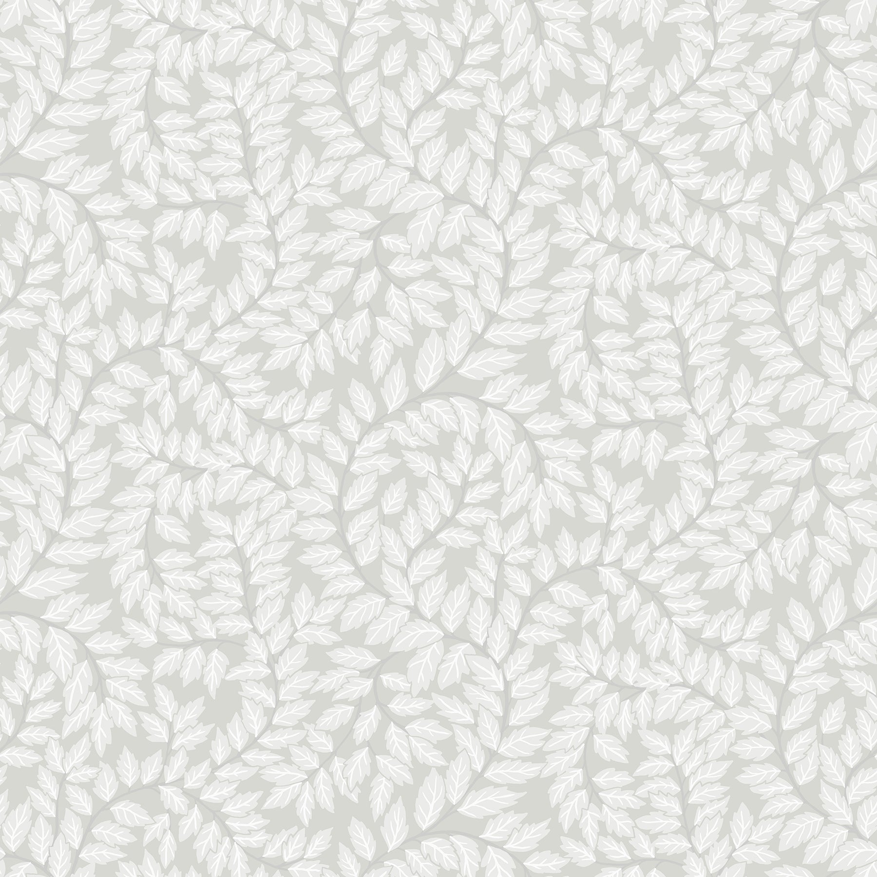 A-Street Prints LindlÔøΩÔøΩv Grey Leafy Vines Wallpaper, 20.9-in by 33-ft