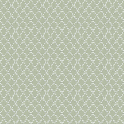 A-Street Prints Trevor Moss Leaf Trellis Wallpaper, 20.9-in by 33-ft