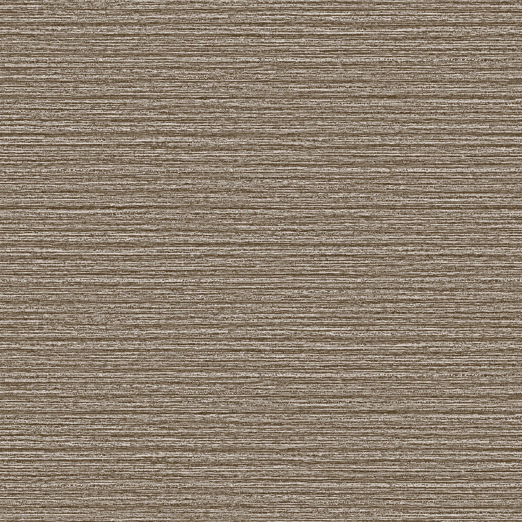 Advantage Hazen Brown Shimmer Stripe Wallpaper, 20.9-in by 33-ft